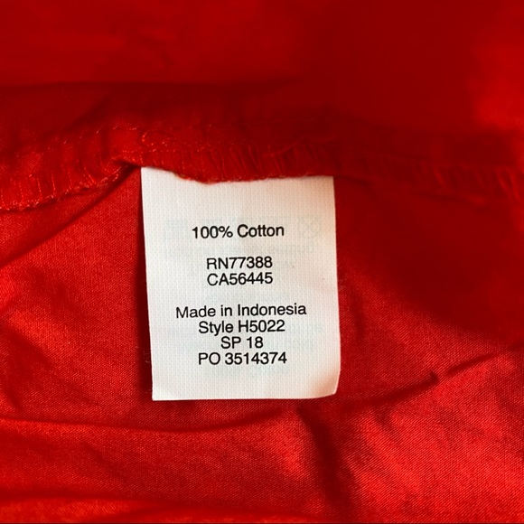 J. Crew | Red Peplum Tank Top - Picture 4 of 4